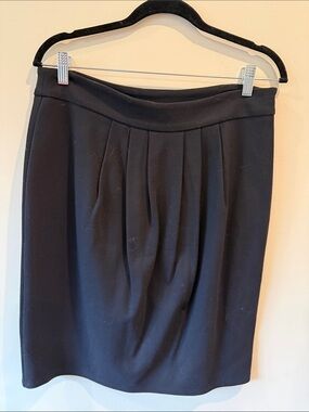 MaxMara weekend Black Pleated Pencil Skirt